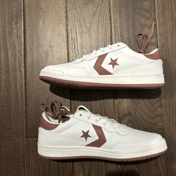 Converse Fastbreak Pro Ox Sneakers Men's Size 10.5 White/ Saddle A11095C - Picture 3 of 7